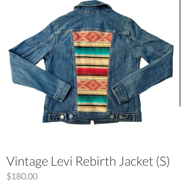 Vintage denim jacket with patch - Picture 6 of 6